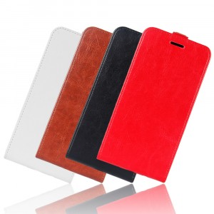 Вертикальный чехол-книжка для Xiaomi RedMi Note 8 с отделениями для карт и магнитной защелкой