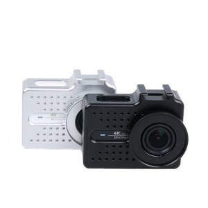 Алюминиевый кейс с перфорацией и крышкой на объектив для Xiaomi Yi 4K