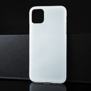 Силиконовый матовый полупрозрачный чехол для Iphone 11 Pro Max Белый