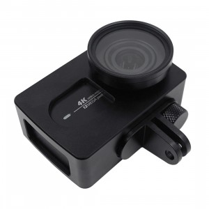 Алюминиевый кейс с крышкой на объектив для Xiaomi Yi 4K