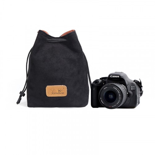 Винтажный чехол-мешок размер M (16x10x20см) для фотоаппаратов