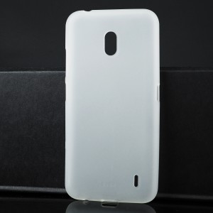 Силиконовый матовый полупрозрачный чехол для Nokia 2.2 Белый