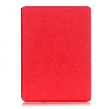 Чехол книжка на непрозрачной поликарбонатной основе для Amazon Kindle Paperwhite 2018 Красный