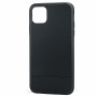 Силиконовый матовый непрозрачный чехол с текстурным покрытием Карбон для Iphone 11 Pro Max, цвет Черный