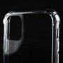 Силиконовый глянцевый транспарентный чехол с поликарбонатной вставкой и усиленными углами для Iphone 11 Pro
