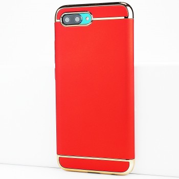Сборный матовый пластиковый чехол для Huawei Honor 10 Красный