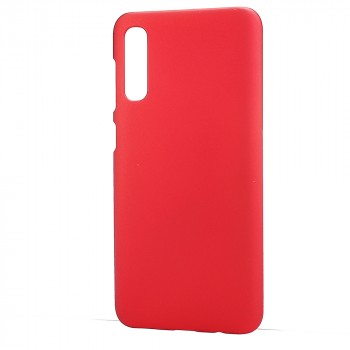 Пластиковый непрозрачный матовый чехол для Samsung Galaxy A50/A30s Красный