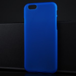 Силиконовый матовый полупрозрачный чехол для Iphone 6/6s Голубой