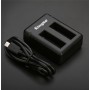 Зарядное устройство с LED-индикатором для двух аккумуляторов для Insta360 One X