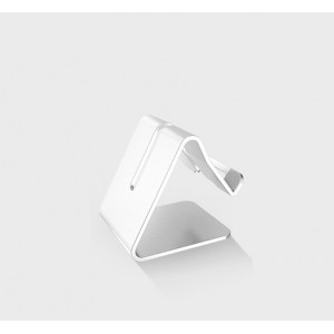 Настольный алюминиевый держатель-подставка для смартфонов Белый