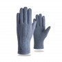 Женские замшевые сенсорные перчатки, цвет Синий
