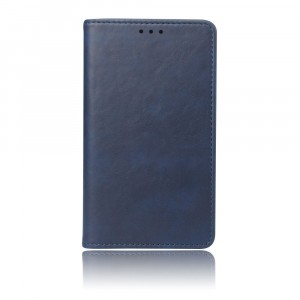 Чехол портмоне подставка с отсеком для карт на присосках для Samsung Galaxy M30s  Синий