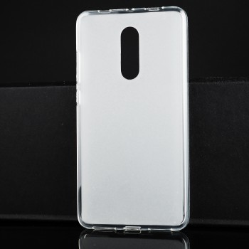 Силиконовый матовый полупрозрачный чехол для Xiaomi RedMi Note 4X Белый