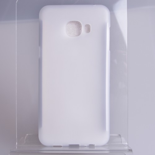 Силиконовый матовый полупрозрачный чехол для Samsung Galaxy C5 , цвет Белый