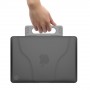 Поликарбонатный составной чехол-накладка-сумка со складной подставкой для MacBook Air 13.3 (A1932)