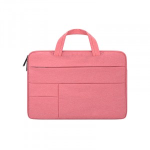 Чехол-сумка для MacBook Air/Pro 13.3 на молнии с многофункциональными карманами Розовый