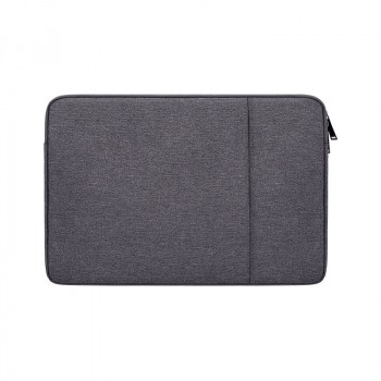 Водостойкий чехол папка на молнии для MacBook Air/Pro 13.3 с многофункциональным карманом Серый