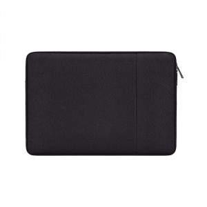 Водостойкий чехол папка на молнии для MacBook Pro 15/16 с многофункциональным карманом Черный