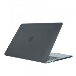 Поликарбонатный матовый полупрозрачный составной чехол накладка для MacBook Pro Touch Bar 13.3 Черный