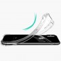 Силиконовый глянцевый транспарентный чехол с усиленными углами для Iphone Xr