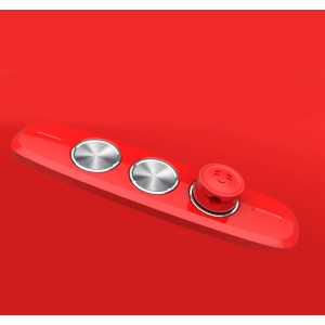 Универсальный магнитный держатель для 3-х кабелей на клеевой основе Красный