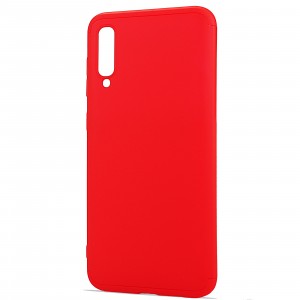 Трехкомпонентный сборный матовый пластиковый чехол для Samsung Galaxy A30s/A50 Красный