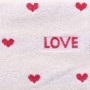 Кухонное махровое полотенце 34x75 см с текстурой Сердечки 