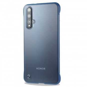 Пластиковый полупрозрачный ультратонкий чехол для Huawei Honor 20/Nova 5T Синий