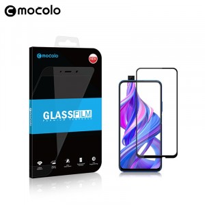 Премиум 5D Full Cover полноэкранное безосколочное защитное стекло Mocolo со сверхточными краями для Huawei Honor 9X/P Smart Z Черный