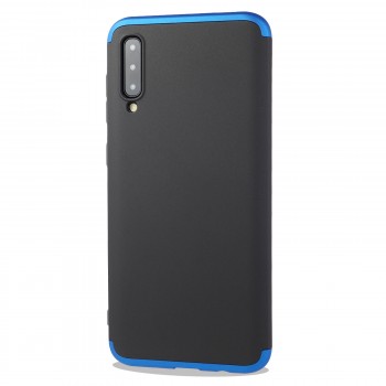 Трехкомпонентный сборный двухцветный пластиковый чехол для Samsung Galaxy A30s/A50 Синий