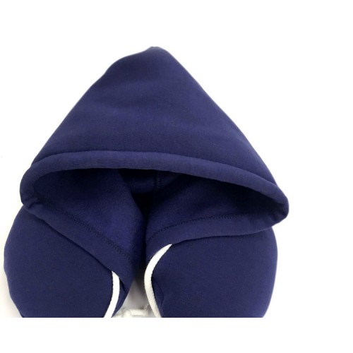 Надувная подушка для путешествий с капюшоном