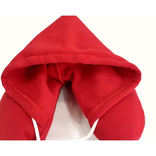 Надувная подушка для путешествий с капюшоном