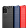 Силиконовый матовый непрозрачный чехол с текстурным покрытием Металлик для Samsung Galaxy S10 Lite , цвет Красный