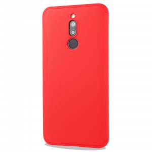 Двухкомпонентный сборный пластиковый матовый чехол для Xiaomi RedMi 8 Красный