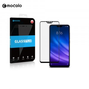 Премиум 5D Full Cover полноэкранное безосколочное защитное стекло Mocolo со сверхточными краями для Xiaomi Mi 8 Lite