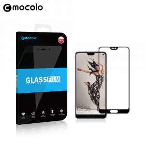 Улучшенное закругленное 3D полноэкранное защитное стекло Mocolo для Huawei P20 Pro