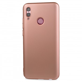 Матовый пластиковый чехол для Huawei Honor 10 Lite/P Smart (2019) с улучшенной защитой торцов корпуса Розовый
