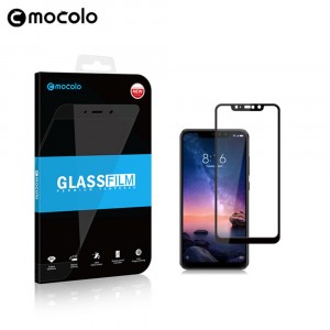 Улучшенное закругленное 3D полноэкранное защитное стекло Mocolo для Xiaomi RedMi Note 6 Pro