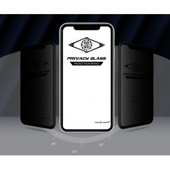 Антишпионское улучшенное 3D полноэкранное защитное стекло для Iphone Xr/ Iphone 11