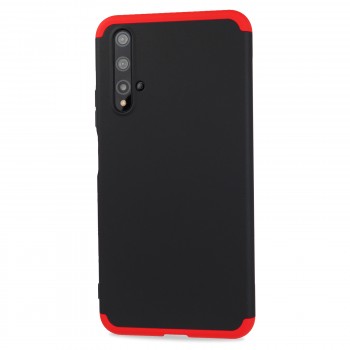 Трехкомпонентный сборный двухцветный пластиковый чехол для Huawei Nova 5T/Honor 20 Красный