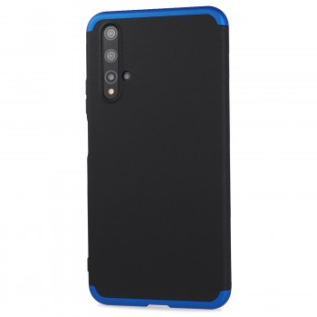 Трехкомпонентный сборный двухцветный пластиковый чехол для Huawei Nova 5T/Honor 20 Синий