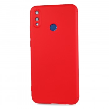 Трехкомпонентный сборный матовый пластиковый чехол для Huawei Honor 8X Красный