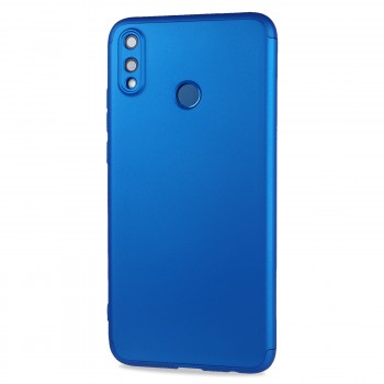 Трехкомпонентный сборный матовый пластиковый чехол для Huawei Honor 8X Синий