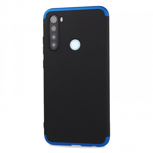 Трехкомпонентный сборный двухцветный пластиковый чехол для Xiaomi RedMi Note 8, цвет Синий
