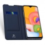Магнитный флип чехол-книжка для Samsung Galaxy M01/A01 с функцией подставки и с отсеком для карт, цвет Синий
