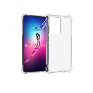Прозрачный противоударный силиконовый чехол для Samsung Galaxy S20 Ultra с усиленными углами