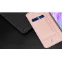 Магнитный флип чехол-книжка для Samsung Galaxy S20 Ultra с функцией подставки и с отсеком для карт, цвет Бежевый