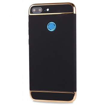 Сборный матовый пластиковый чехол для Huawei Honor 9 Lite Черный