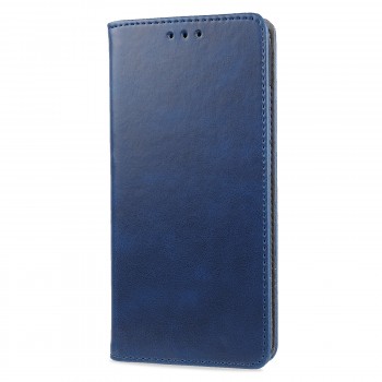 Глянцевый водоотталкивающий чехол портмоне подставка с отсеком для карт на присоске для Samsung Galaxy A20/A30 Синий