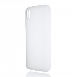 Силиконовый матовый полупрозрачный чехол для Xiaomi RedMi 7A Белый